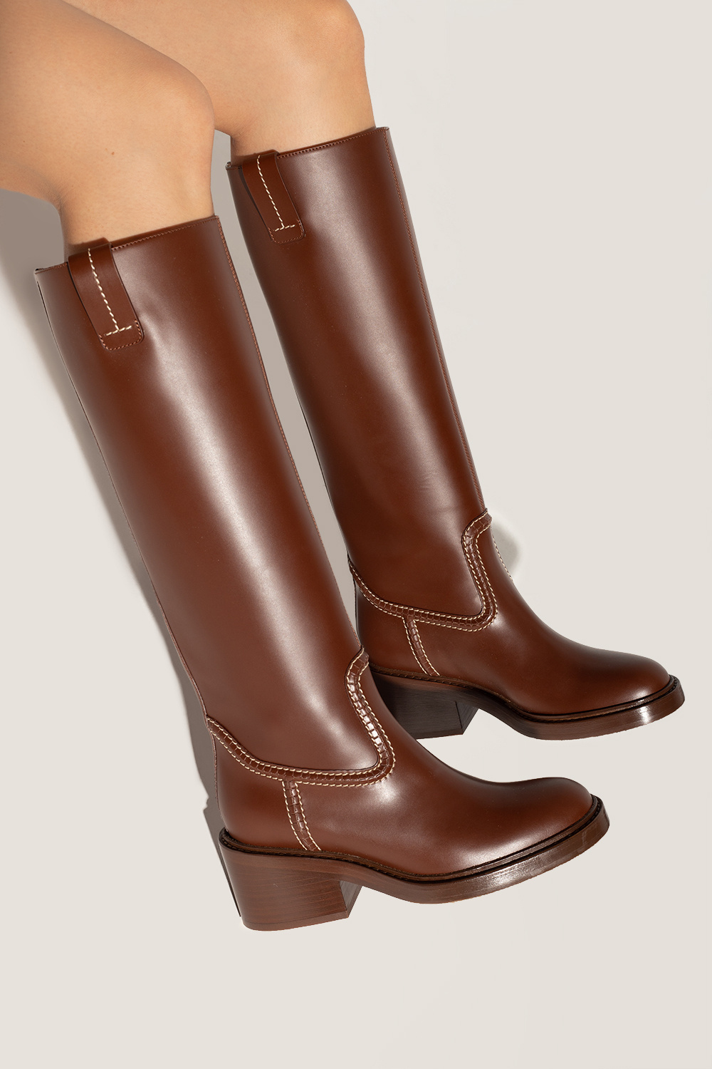 Brown 2024 chloe boots